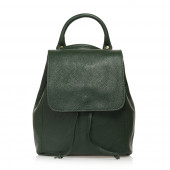 Rucsac dama din piele naturala DiAmanti Umberto Verde Scuro